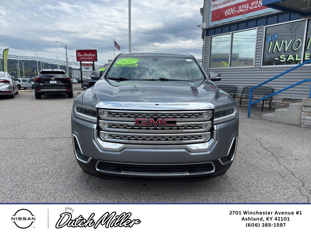 Used 2021 GMC Acadia SLE with VIN 1GKKNKLA9MZ120637 for sale in Ashland, KY