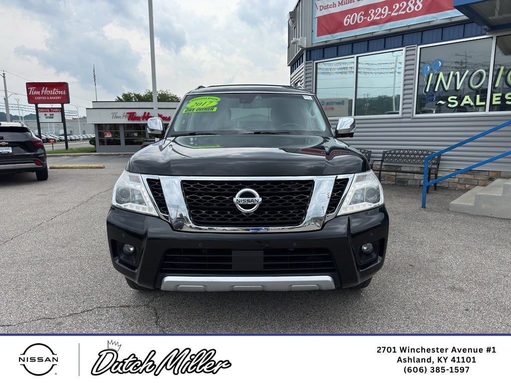 Used 2017 Nissan Armada Platinum with VIN JN8AY2NE1H9703423 for sale in Ashland, KY
